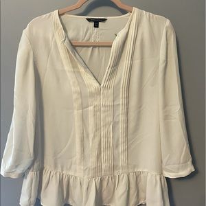 Banana Republic White Blouse